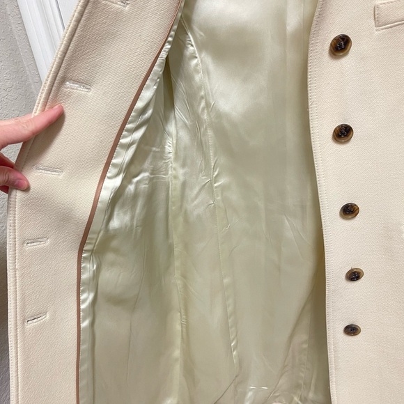 J. Crew Cream Double Cloth Peacoat - Picture 7 of 13